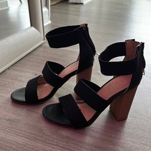 Oasis Society Black Heels Women’s 6.5 Worn once